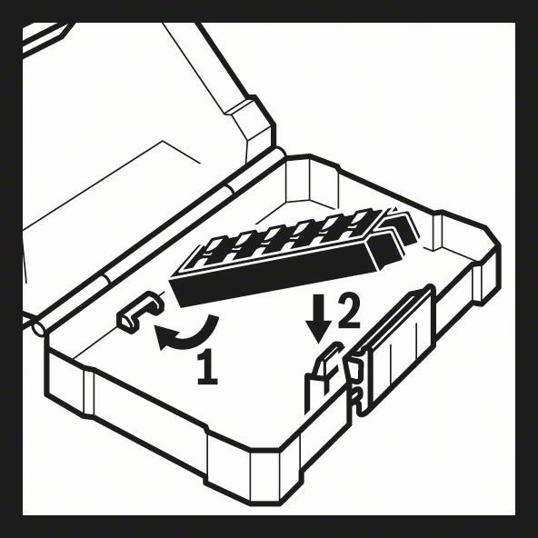Упаковка бит для шуруповерта Impact Control, 3 шт. 